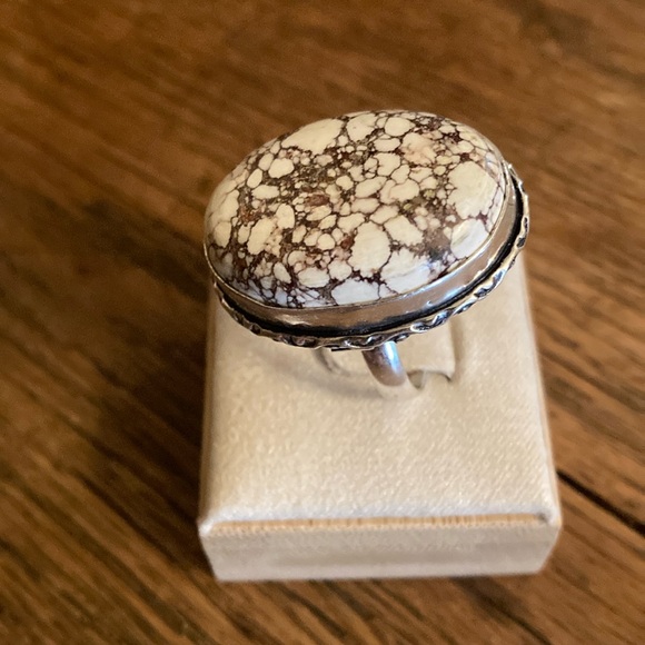 Wild Horse Jasper Natural Gemstone Ring NWOT - Picture 3 of 7